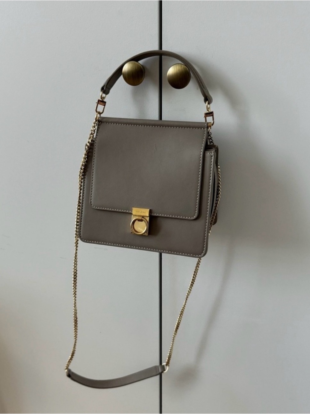 POLENE - Numéro Sept Mini
Taupe Crossbody Bag *SEE photos - Picture 5 of 8